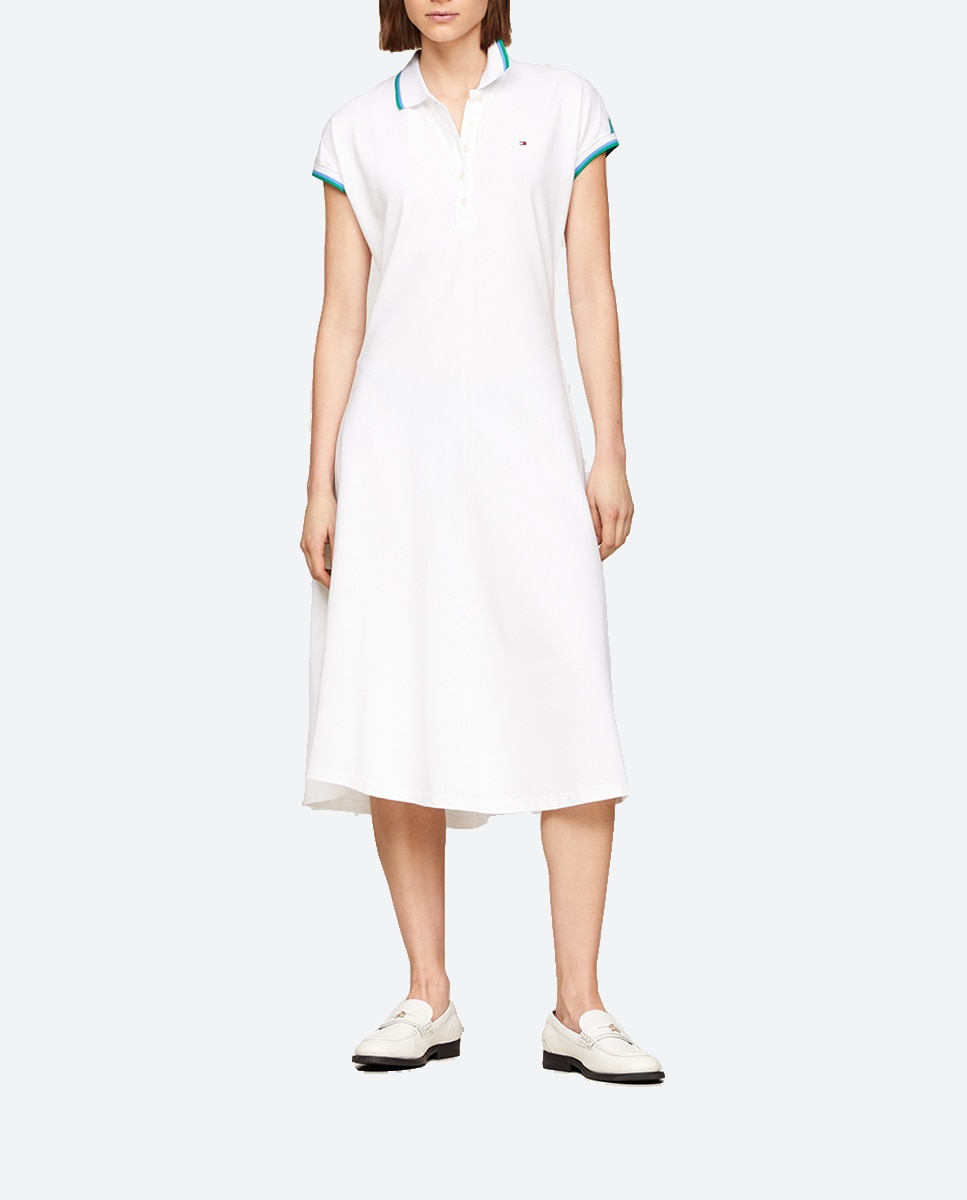 Imagen 0 de Vestido tipo polo manga corta