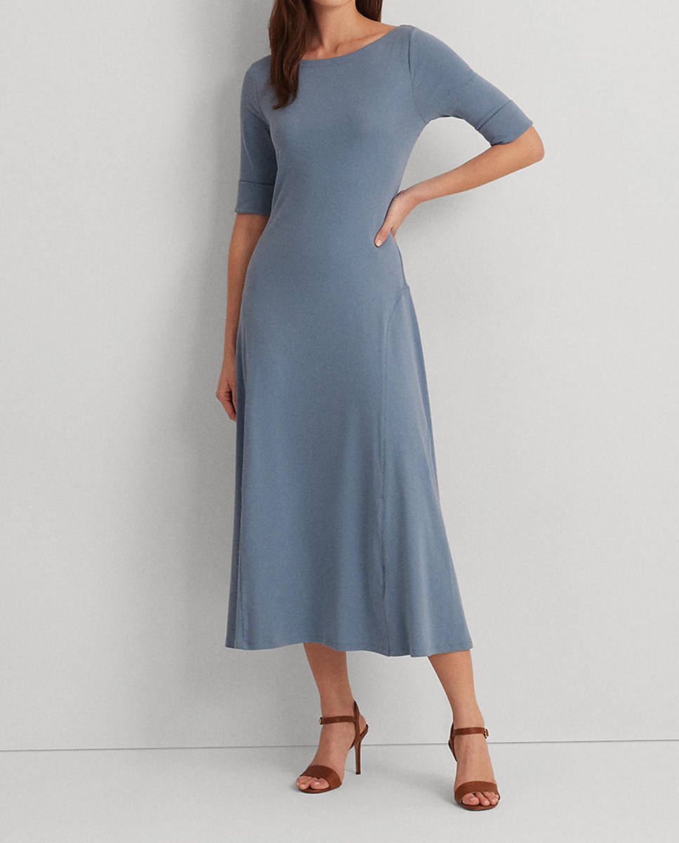 Imagen 0 de Vestido midi manga francesa