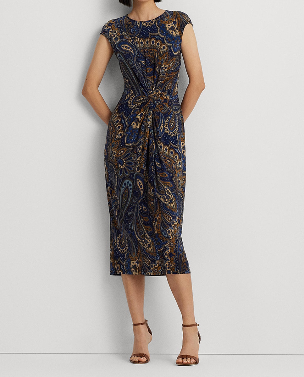 Imagen 0 de Vestido midi con estampado paisley