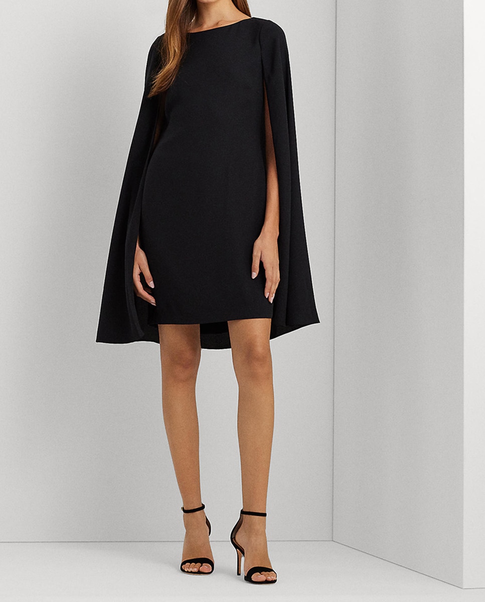 Imagen 0 de Vestido de cóctel con capa