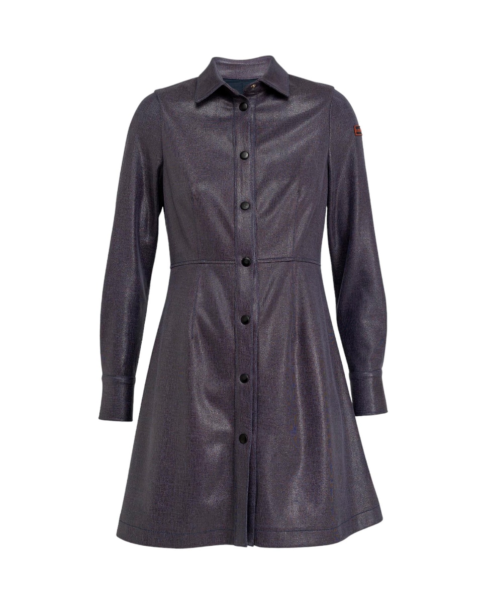 Imagen 0 de Vestido Cuero Gris