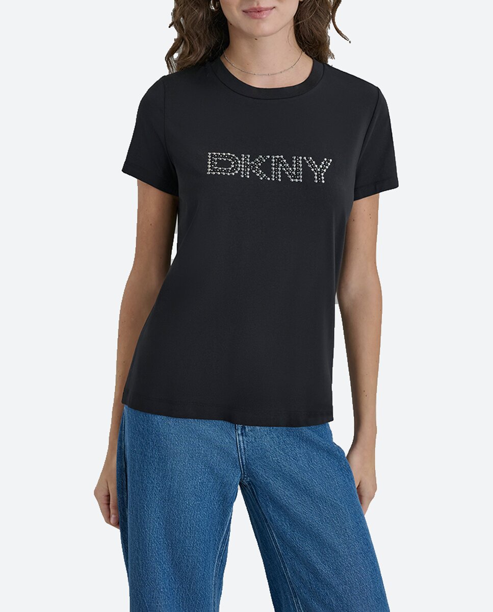 Imagen 0 de Camiseta de mujer con cuello redondo y manga corta