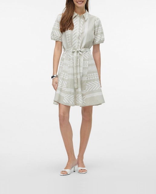 Imagen 0 de Vestido camisero con cinturón