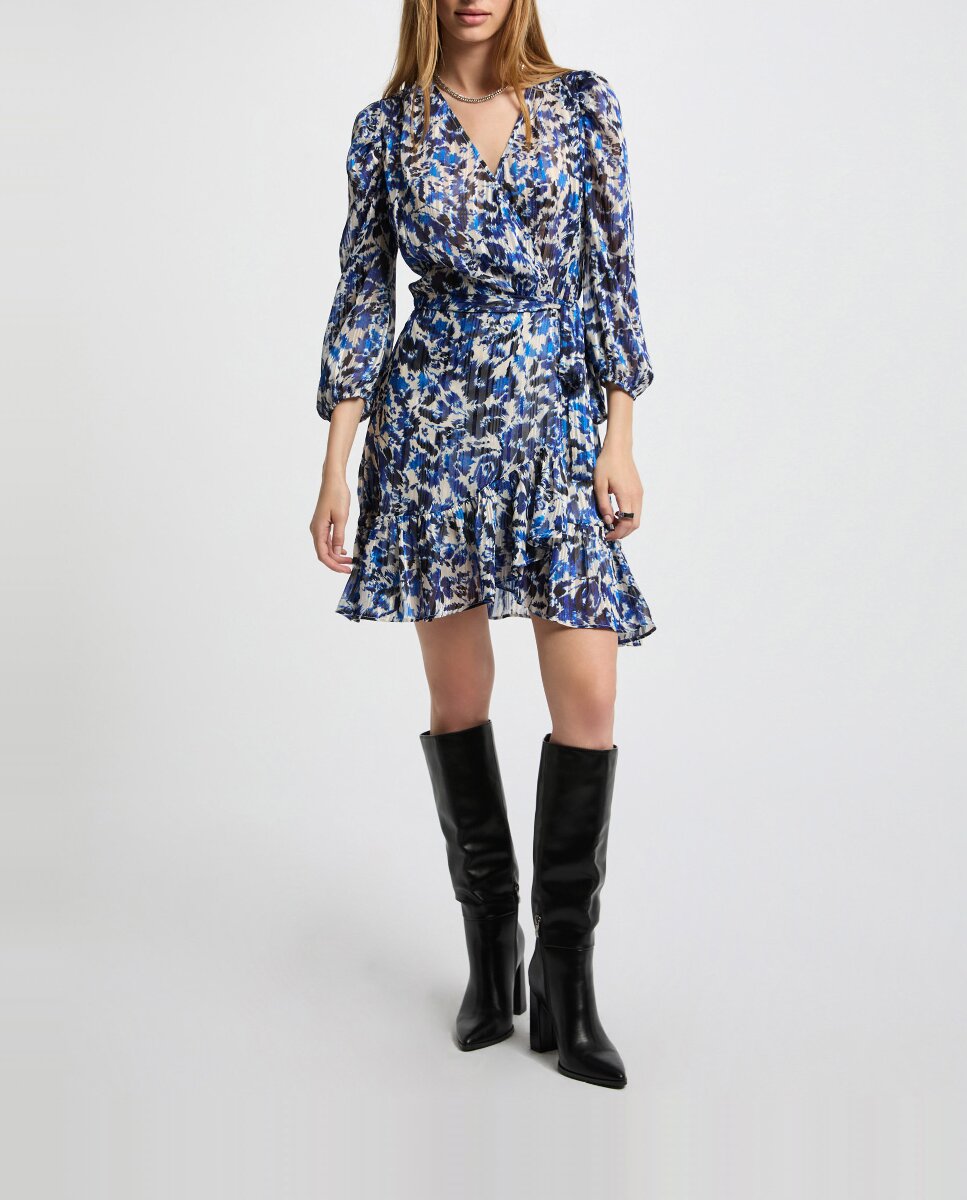 Imagen 0 de Vestido corto cruzado