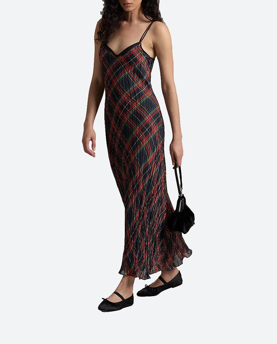 Imagen 0 de Vestido largo de cóctel de tirantes