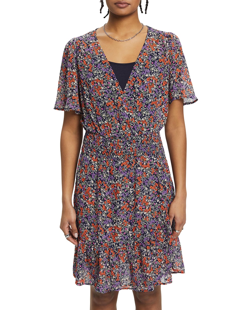 Imagen 0 de Vestido corto volantes material reciclado