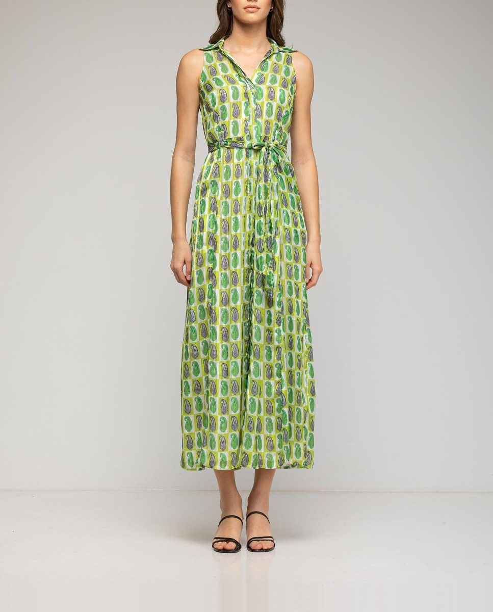 Imagen 0 de Vestido largo estampado