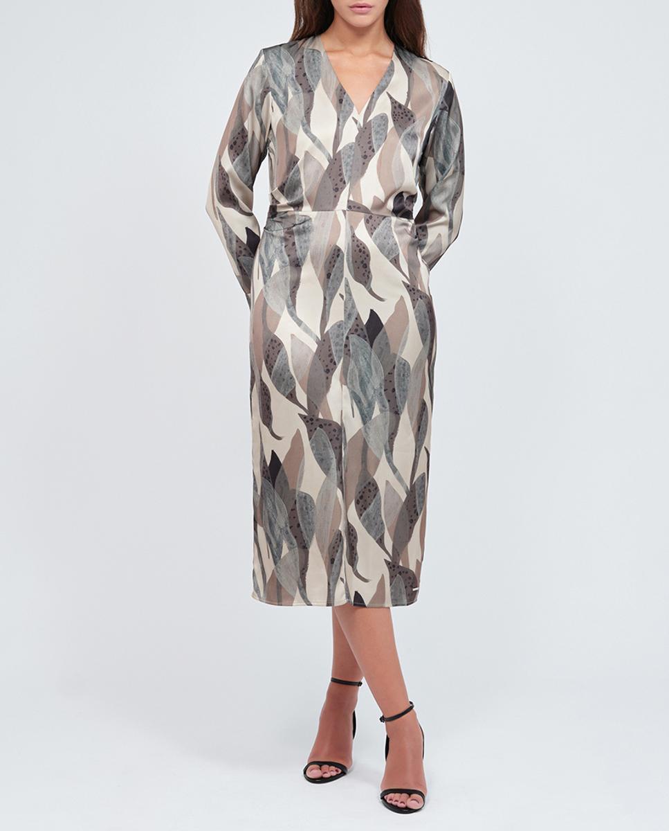 Imagen 0 de Vestido con estampado, manga larga