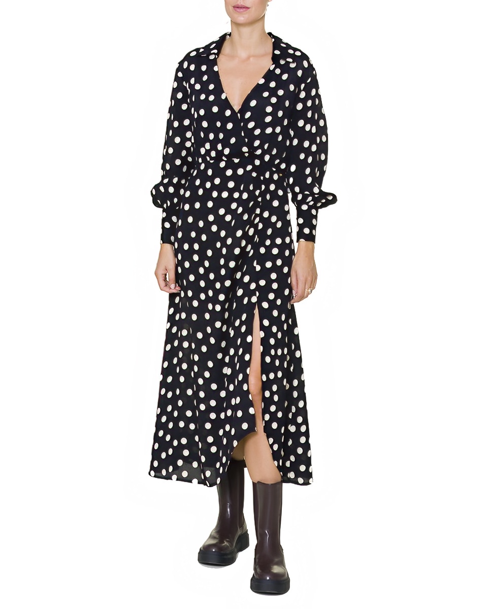 Imagen 0 de Vestido con lunares Negro lunares
