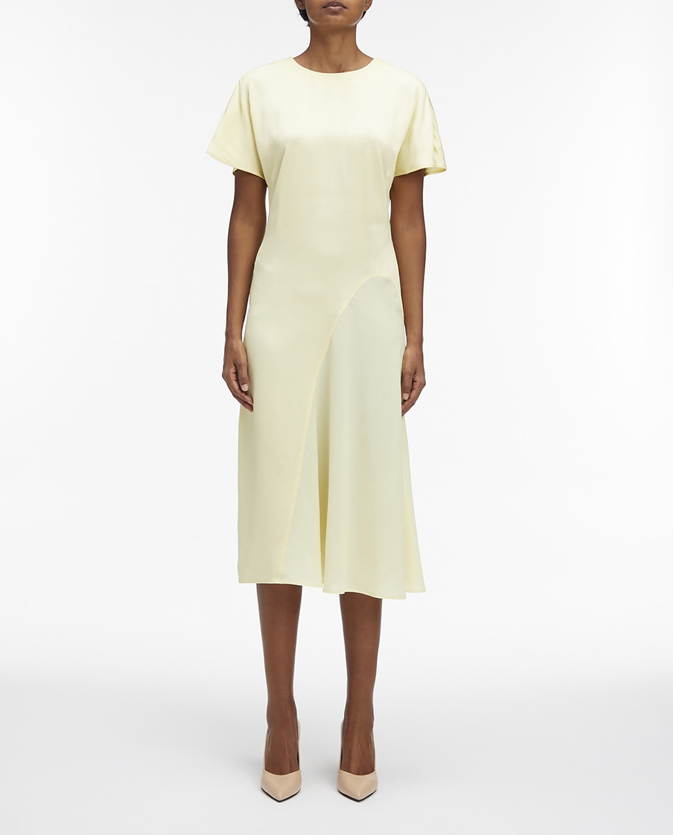 Imagen 0 de Vestido satinado en viscosa