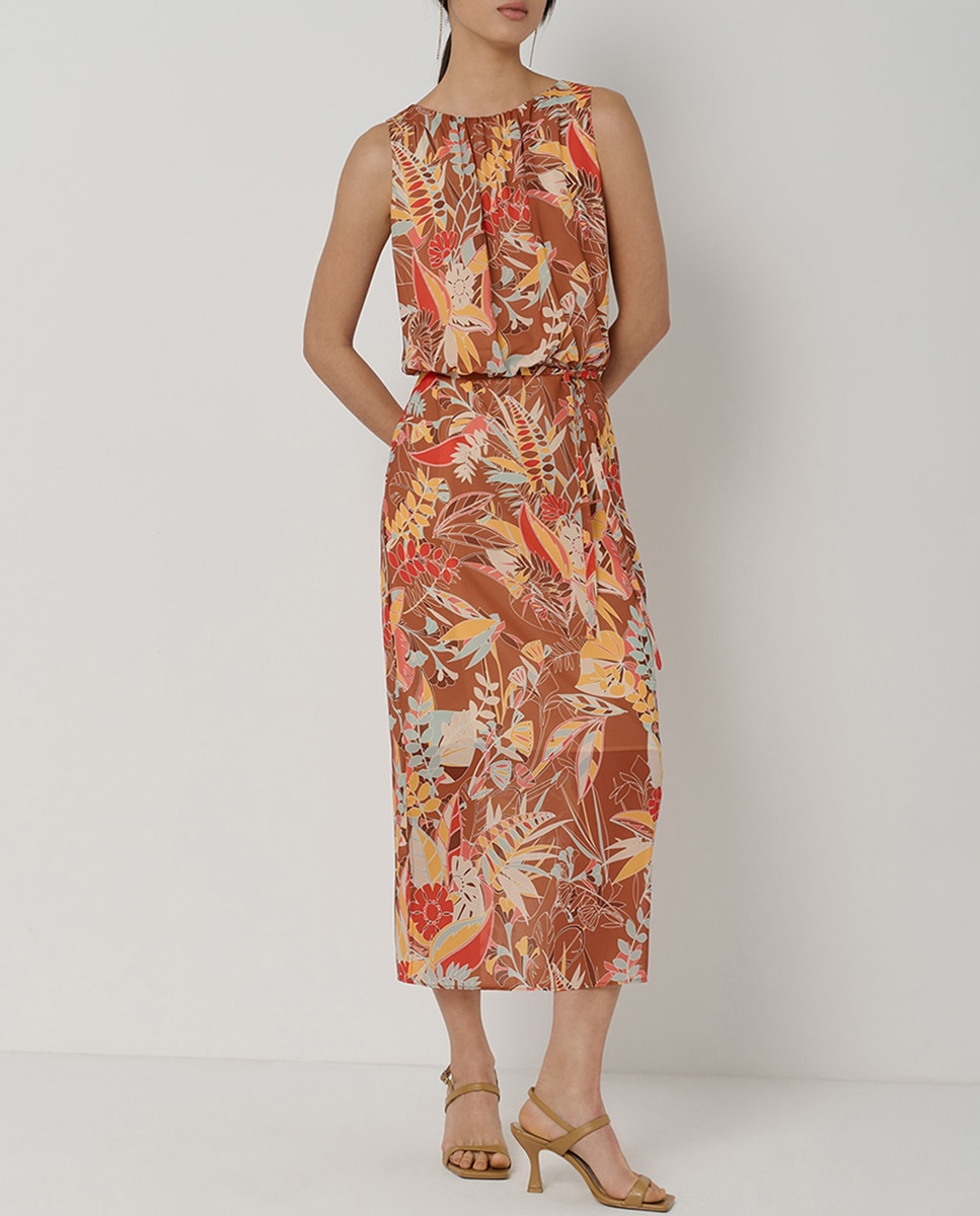 Imagen 0 de Vestido sisas estampado floral