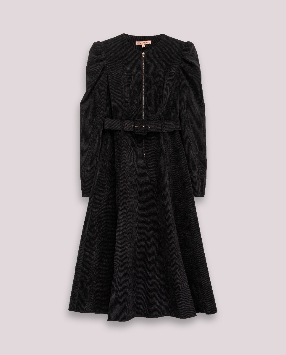Imagen 0 de Vestido negro Filipa manga abullonada