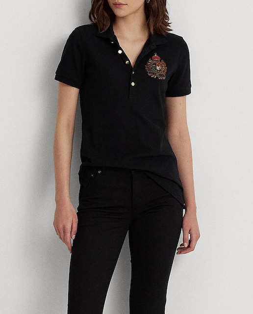 Imagen 0 de Polo de mujer de algodón de manga corta