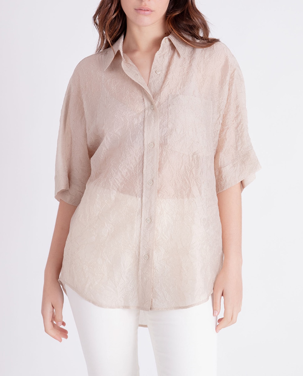Imagen 0 de Camisa oversized rugosa