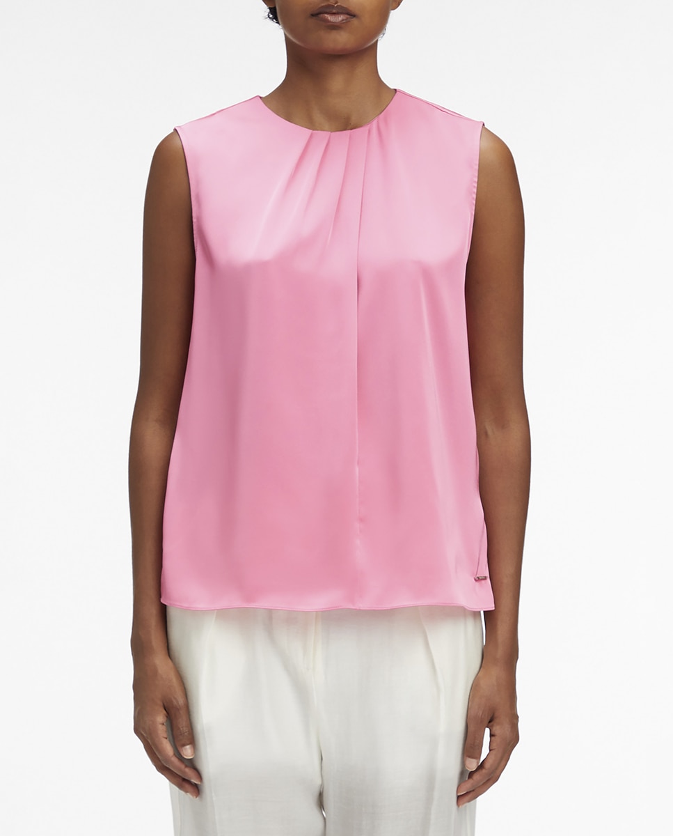Imagen 0 de Top satinado en rosa