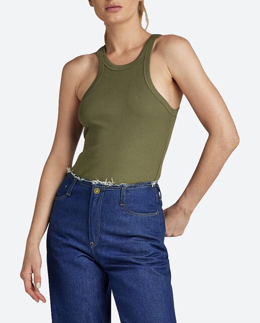 Imagen 0 de Top de mujer Italian Army, sin mangas y de corte muy ajustado