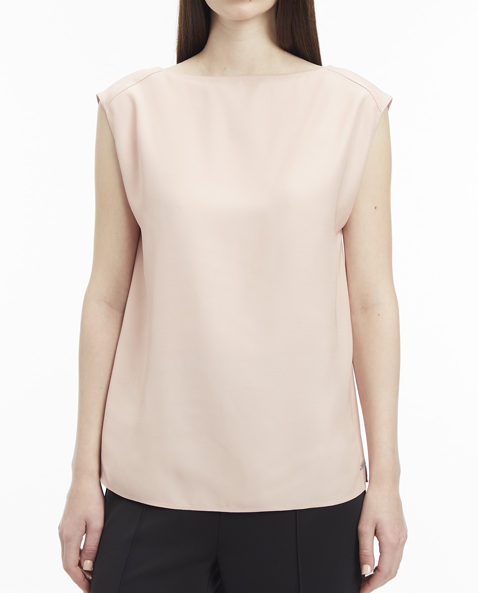 Imagen 0 de Blusa de mujer manga larga con detalles plisados