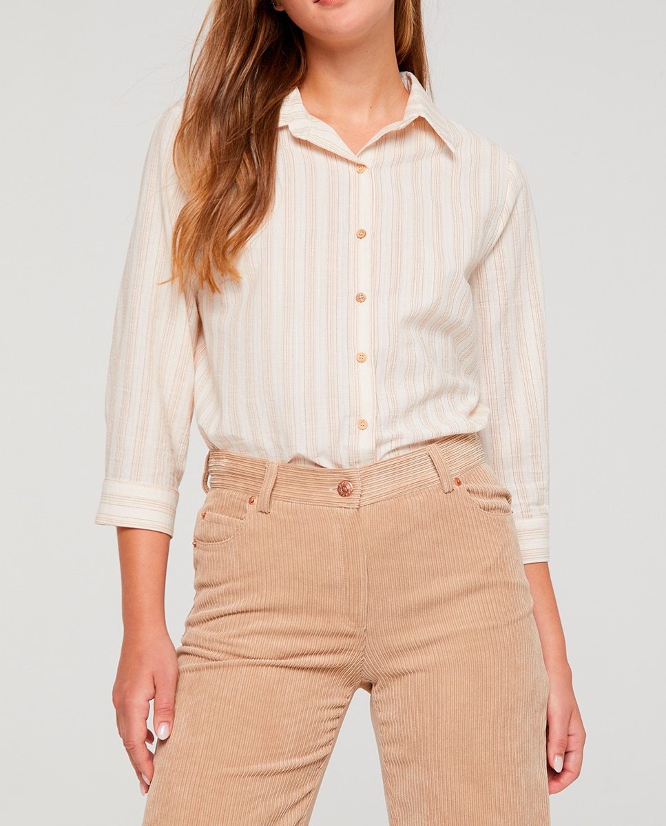Imagen 0 de Camisa manga francesa de mujer