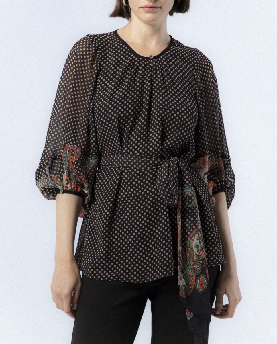 Imagen 0 de Blusa cuadrados Matilda