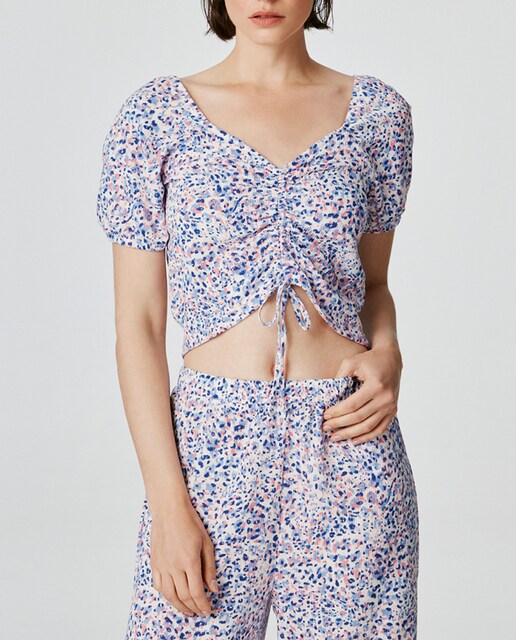 Imagen 0 de Top de manga corta de mujer.