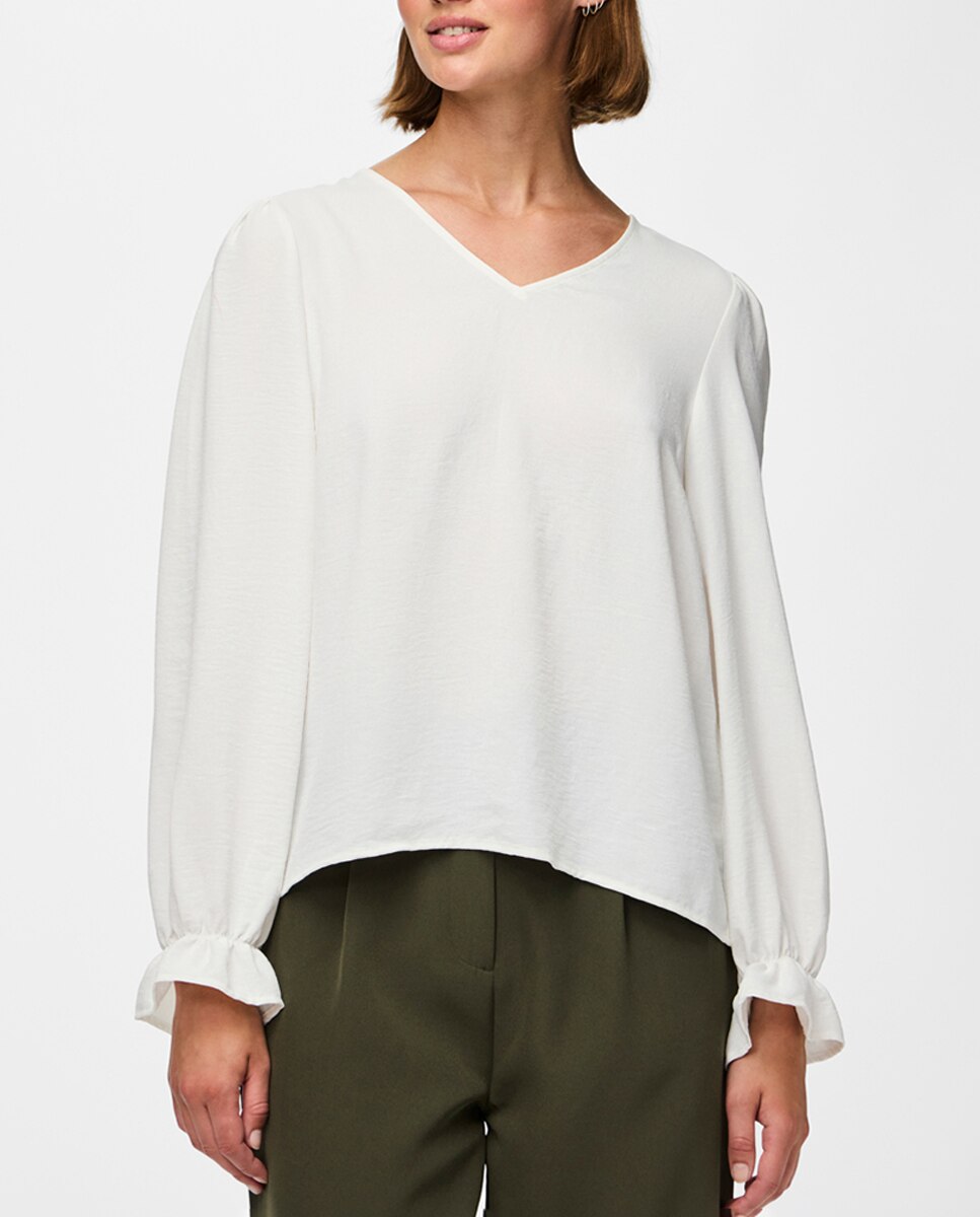 Imagen 0 de Blusa cuello en V