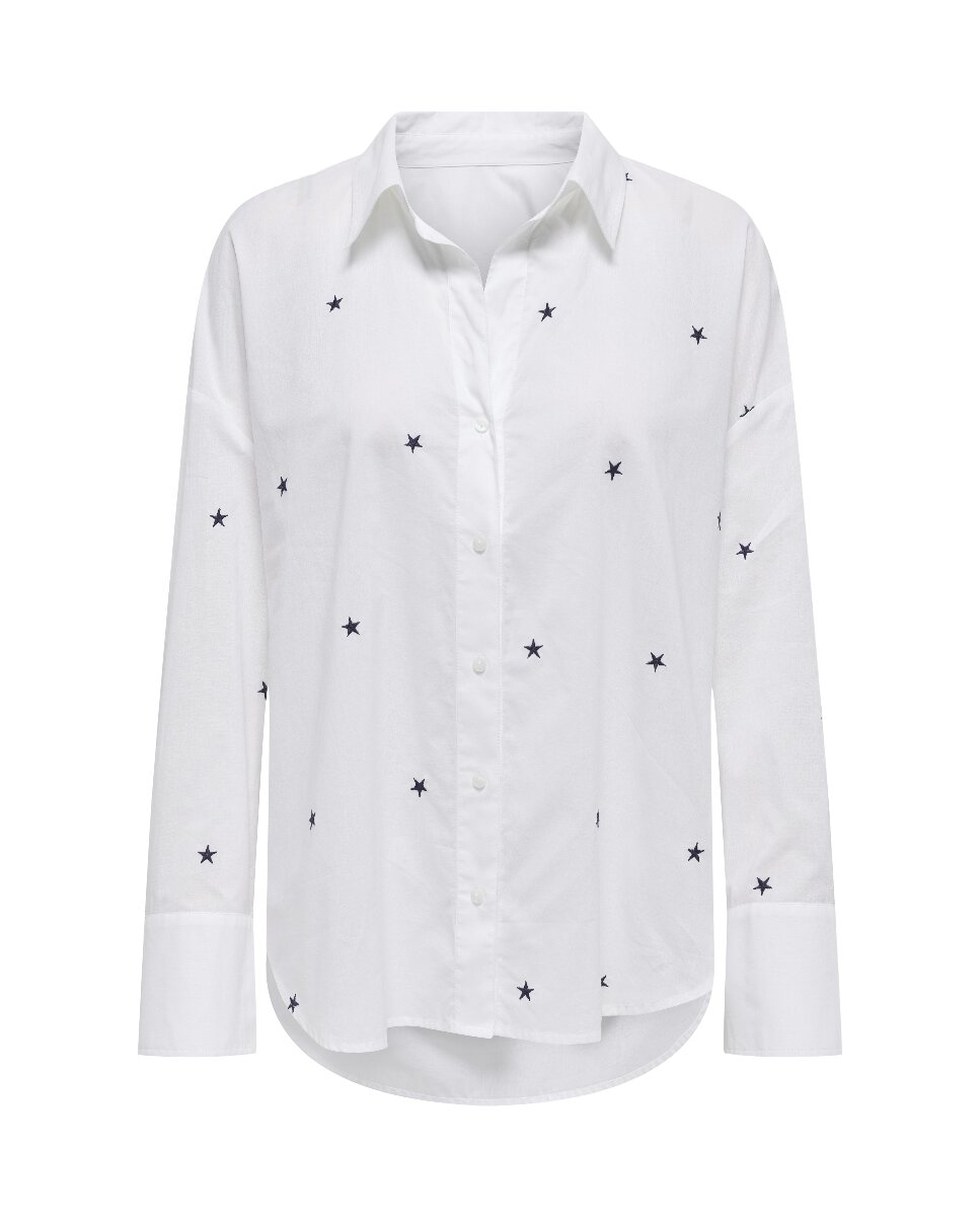 Imagen 0 de Camisa de mujer con detalles bordados