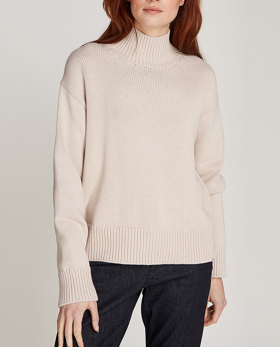 Imagen 0 de Jersey de mujer cuello alto y manga larga