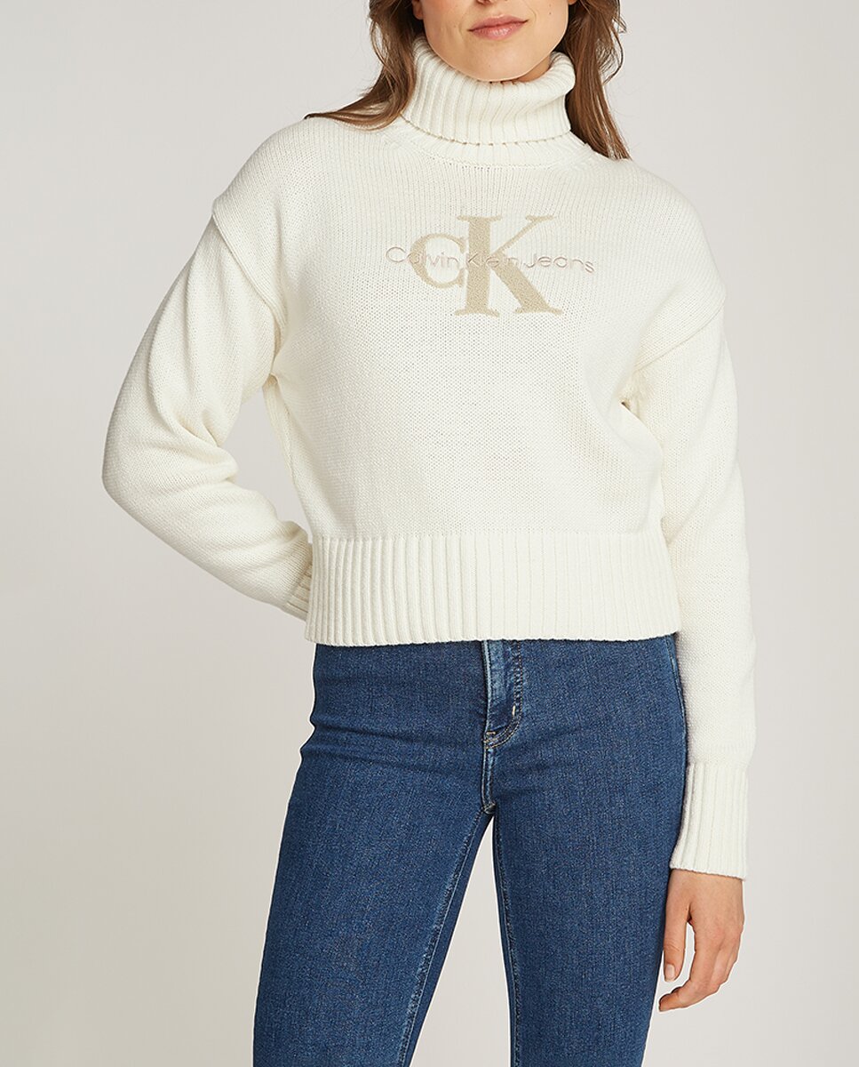 Imagen 0 de Jersey Mujer cuello alto con monograma