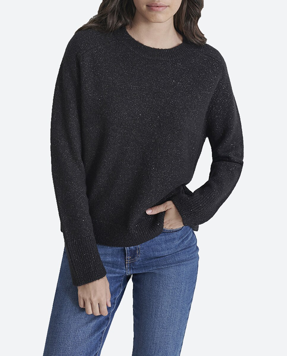 Imagen 0 de Jersey de mujer con cuello redondo y manga raglan