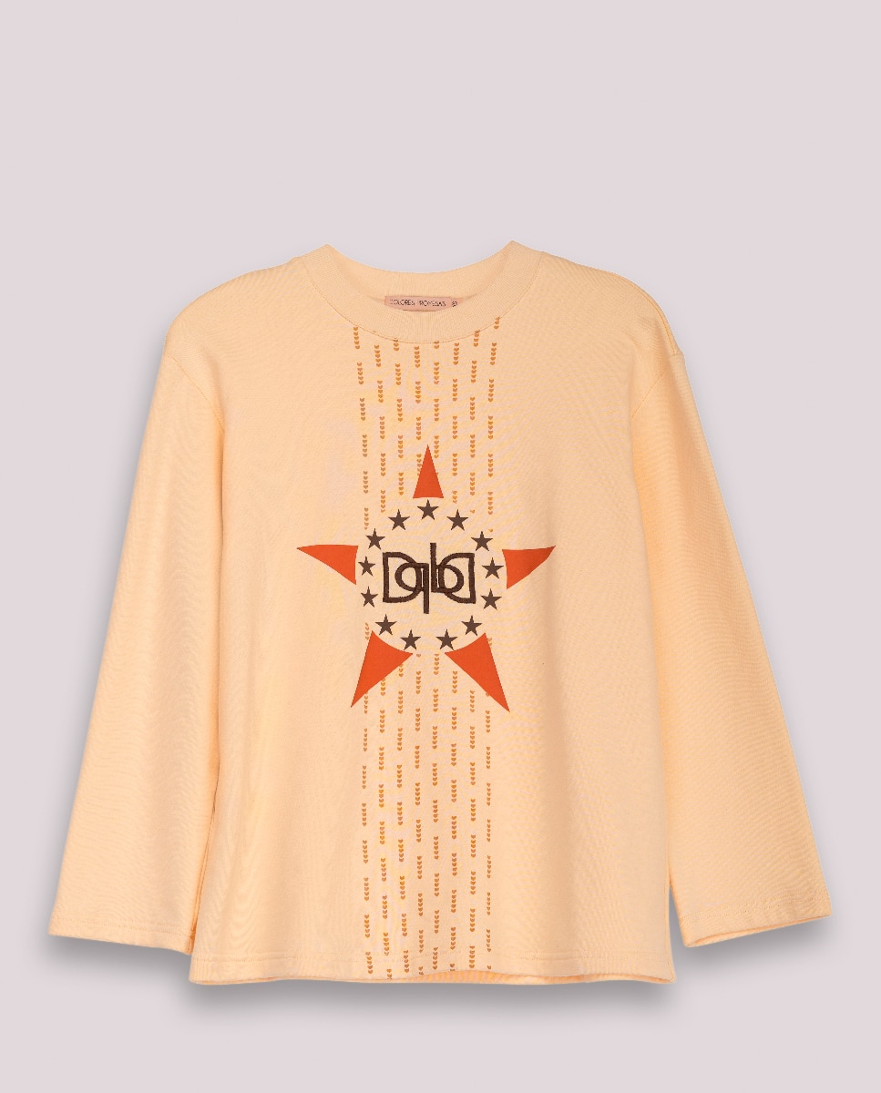 Imagen 0 de Camiseta Crema Estrella