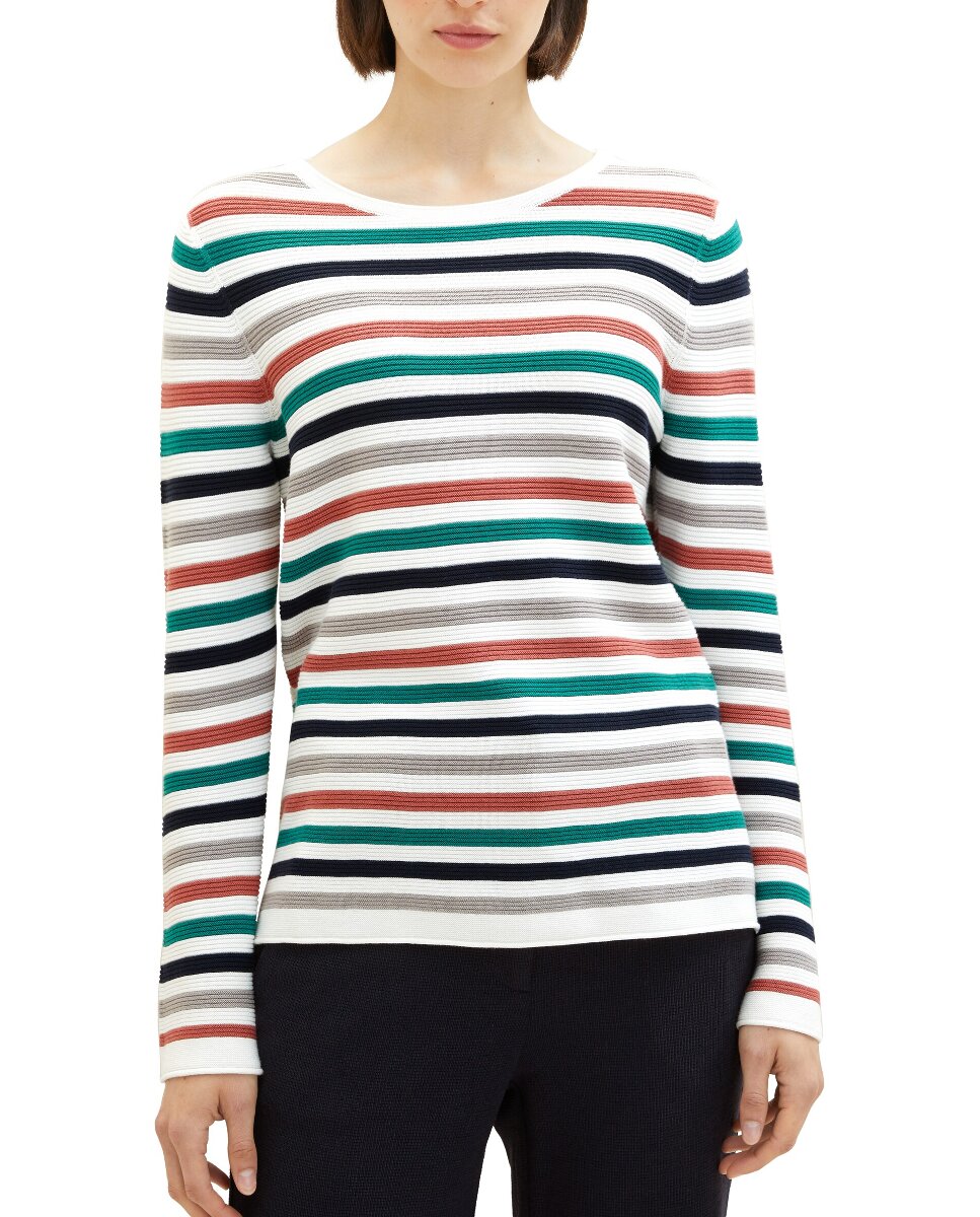 Imagen 0 de Jersey de mujer de cuello redondo corte regular
