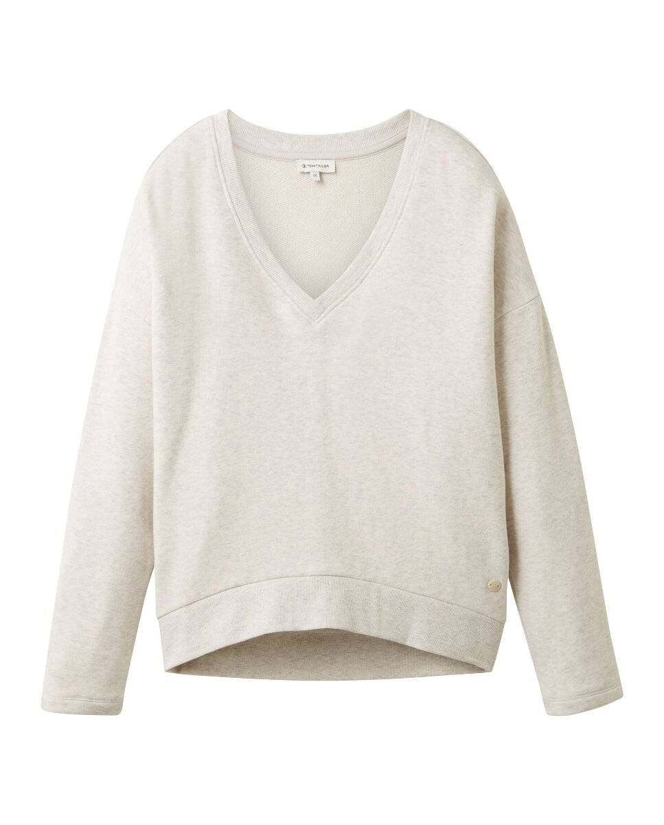 Imagen 0 de Jersey de mujer con cuello pico profundo