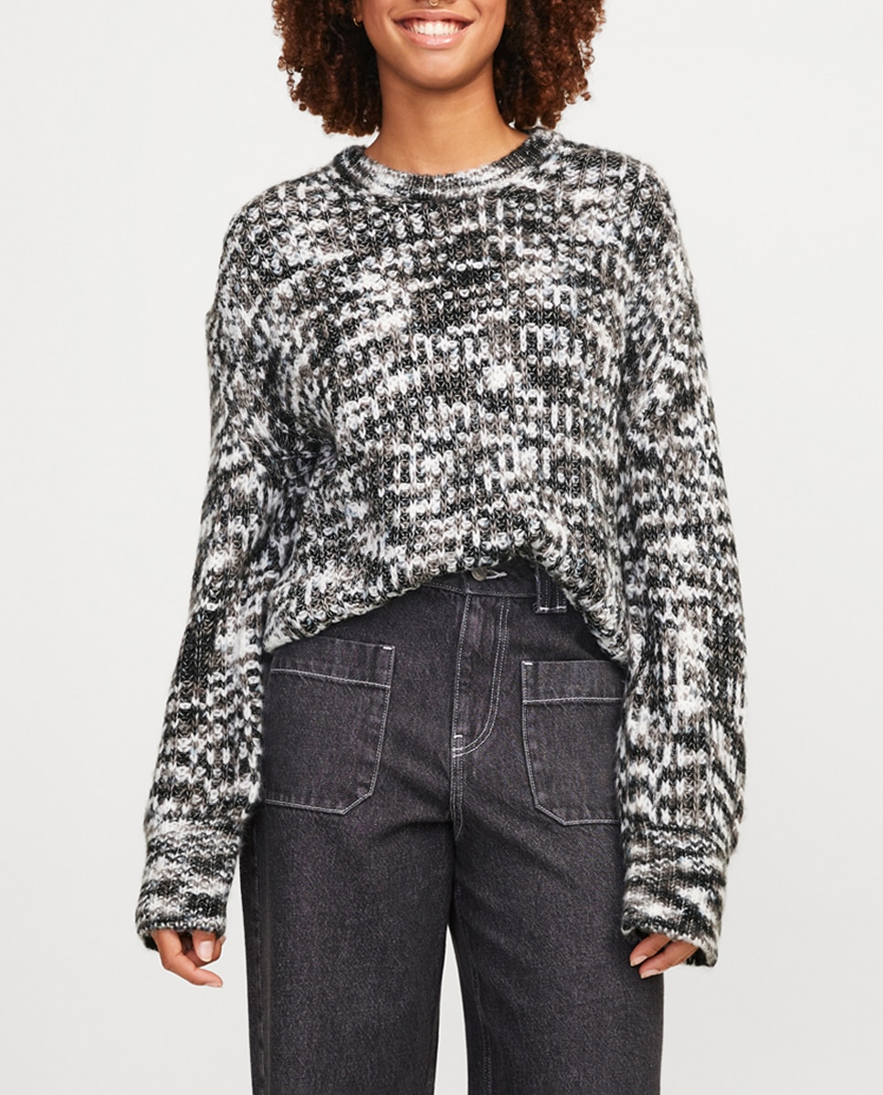 Imagen 0 de Jersey de mujer cuello redondo y con manga larga