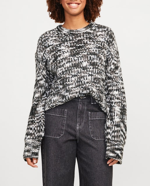 Imagen 0 de Jersey de mujer cuello redondo y con manga larga