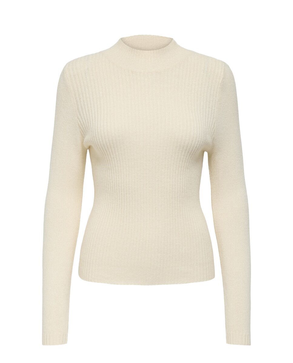 Imagen 0 de Jersey de mujer ceñido con cuello alto