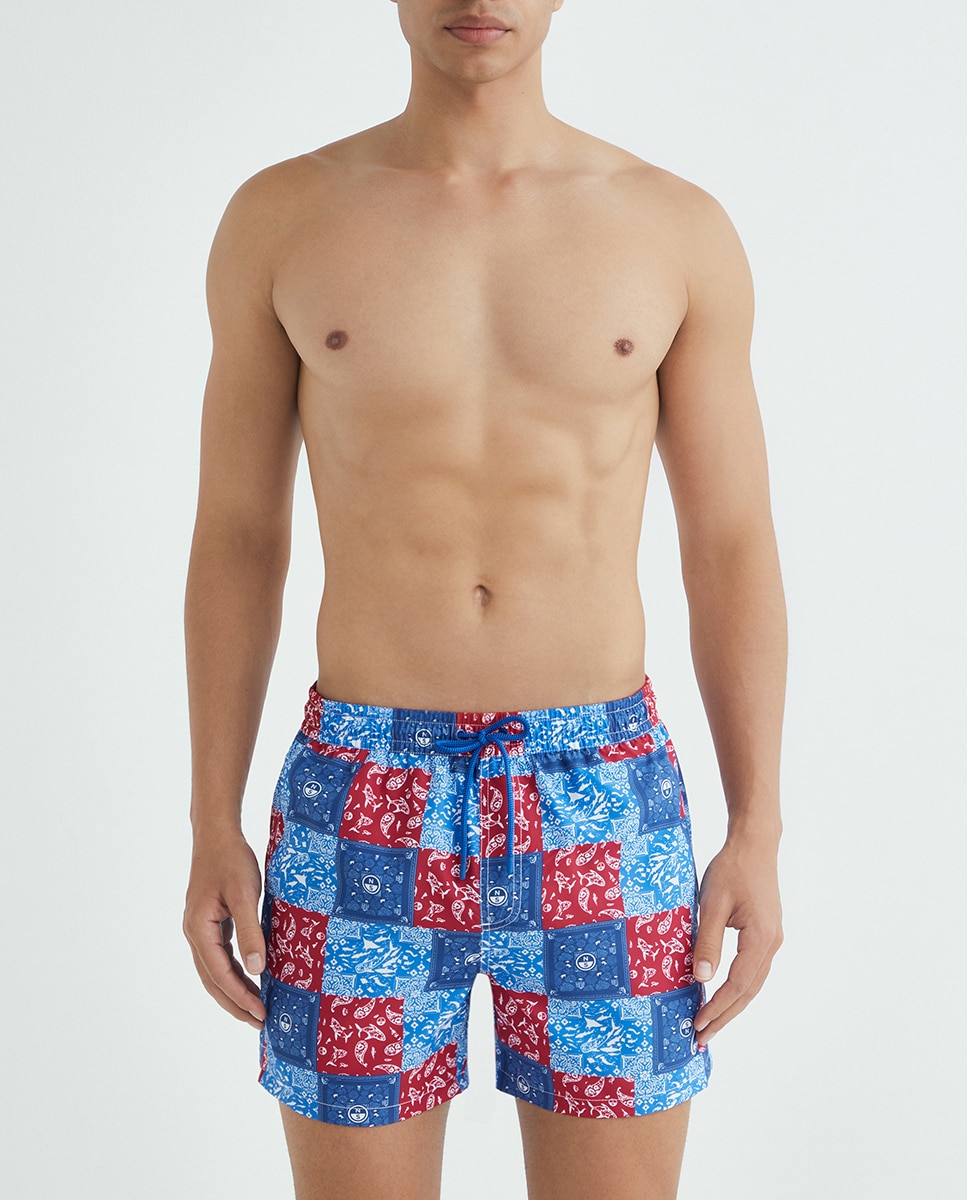 Imagen 0 de Bañador de hombre 36 cm estampado