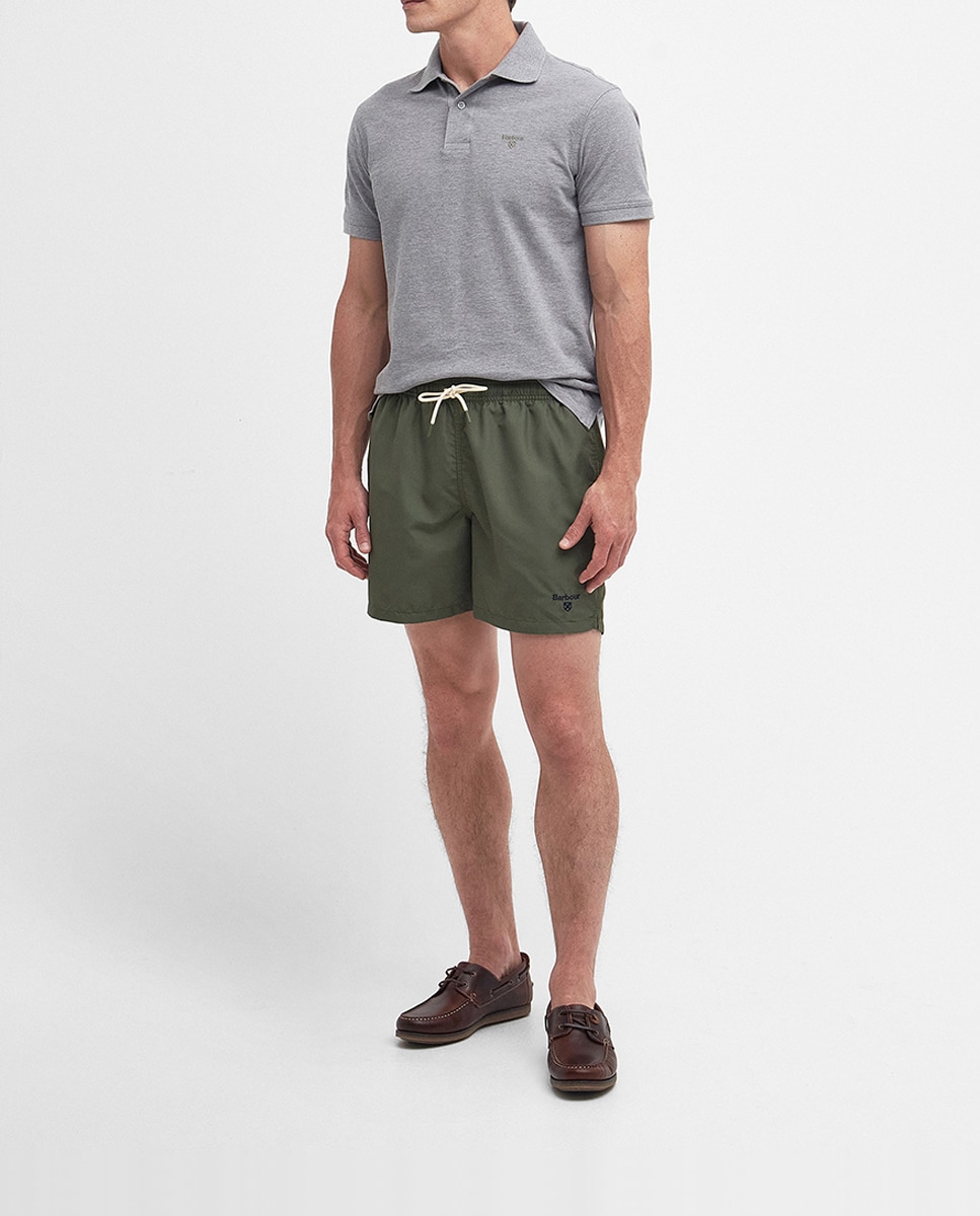 Imagen 0 de Bañador bermudas de hombre con cintura de cordón y bolsillos laterales