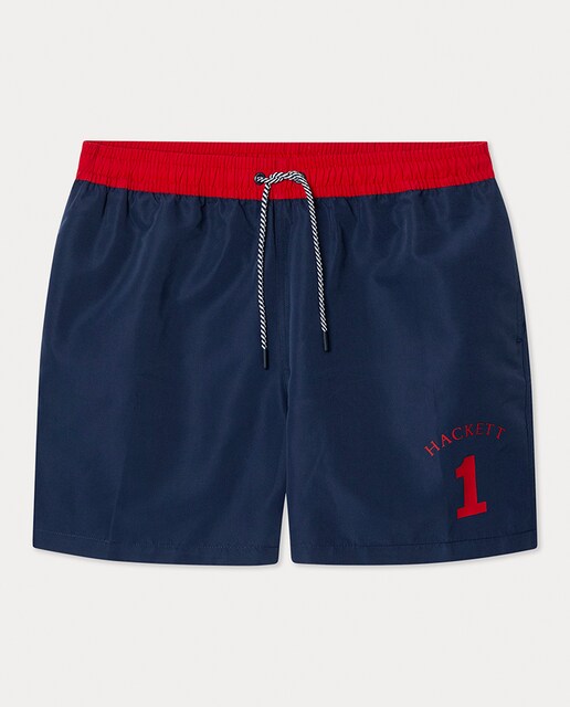 Imagen 0 de Bañador bermuda de hombre con logotipo y número estampados