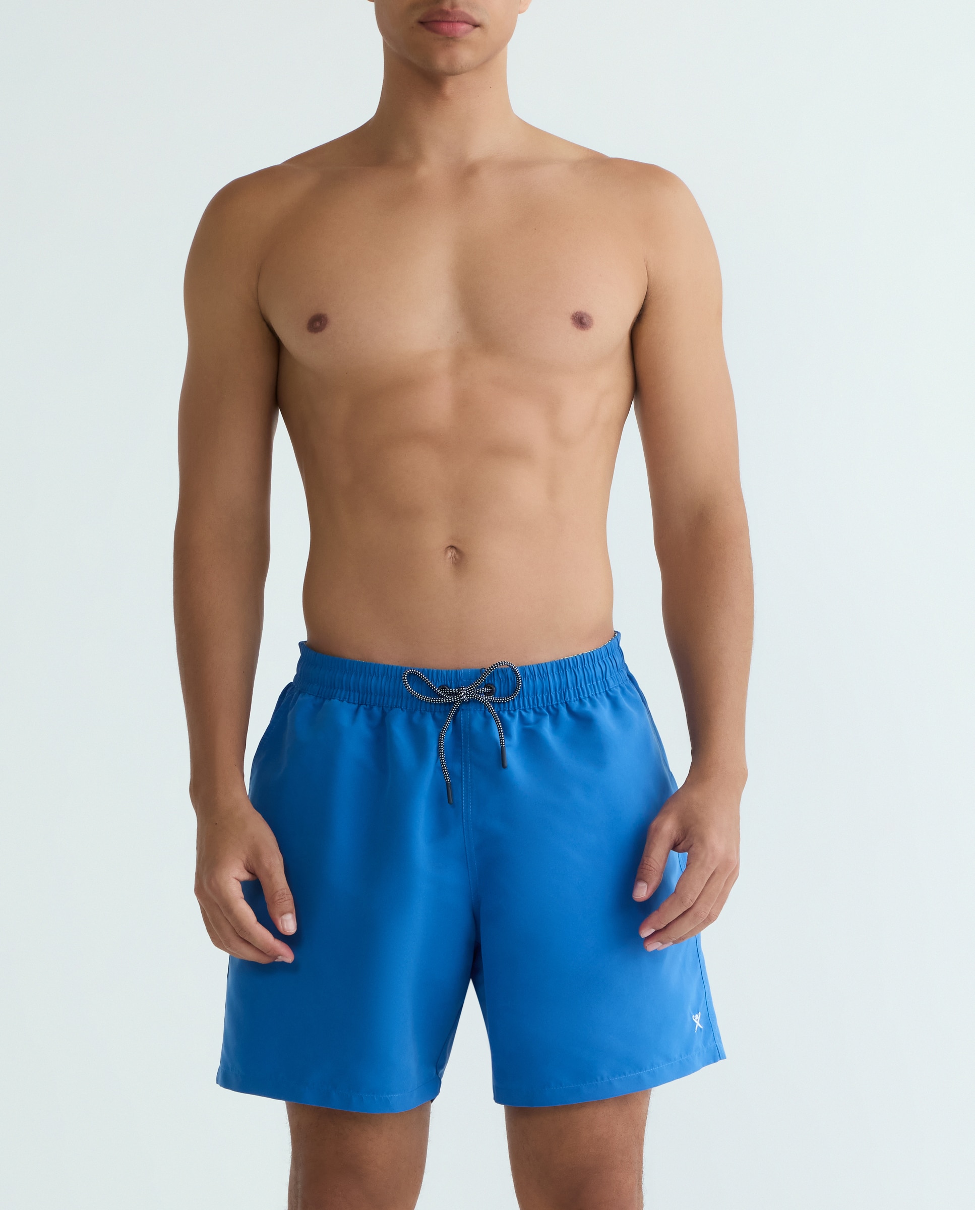 Imagen 0 de Bañador bermuda de hombre liso logo bordado