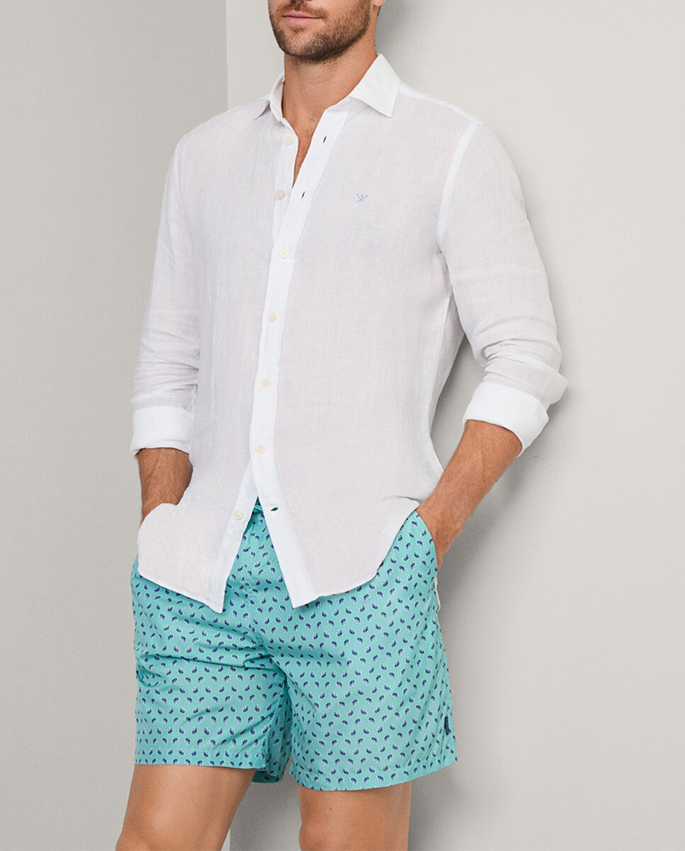 Imagen 0 de Bañador bermuda de hombre estampado conchas