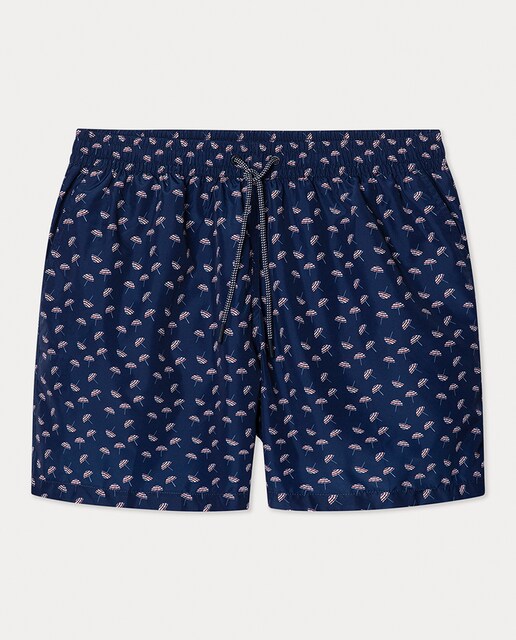 Imagen 0 de Bañador bermuda de hombre estampado sombrillas