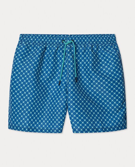 Imagen 0 de Bañador bermuda de hombre estampado tréboles