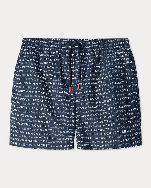 Imagen 0 de Bañador bermuda de hombre multilogo estampado Hackett
