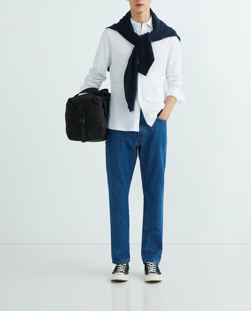 Imagen 0 de Polo de hombre estilo camisero slim fit