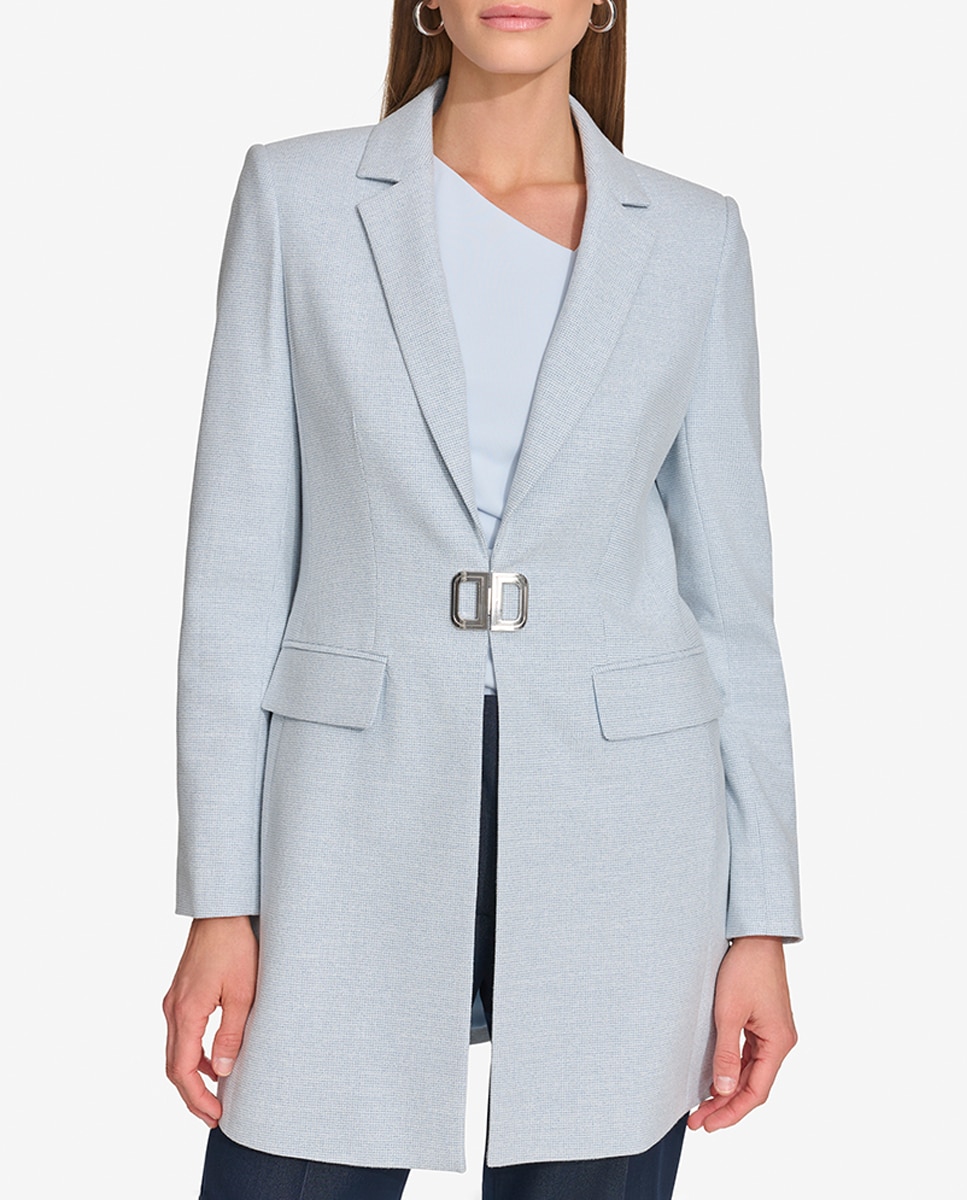 Imagen 0 de Blazer de mujer con cierre central y bolsillos laterales