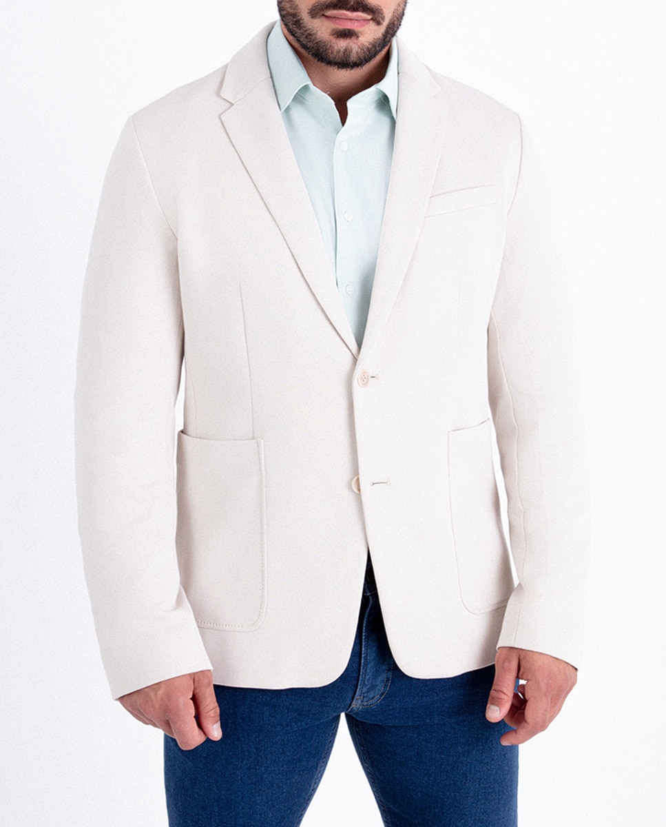 Imagen 0 de Blazer de hombre con cierre botonadura simple