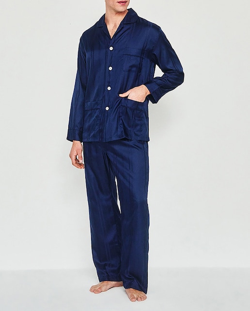 Imagen 0 de Pijama largo de hombre jacquard