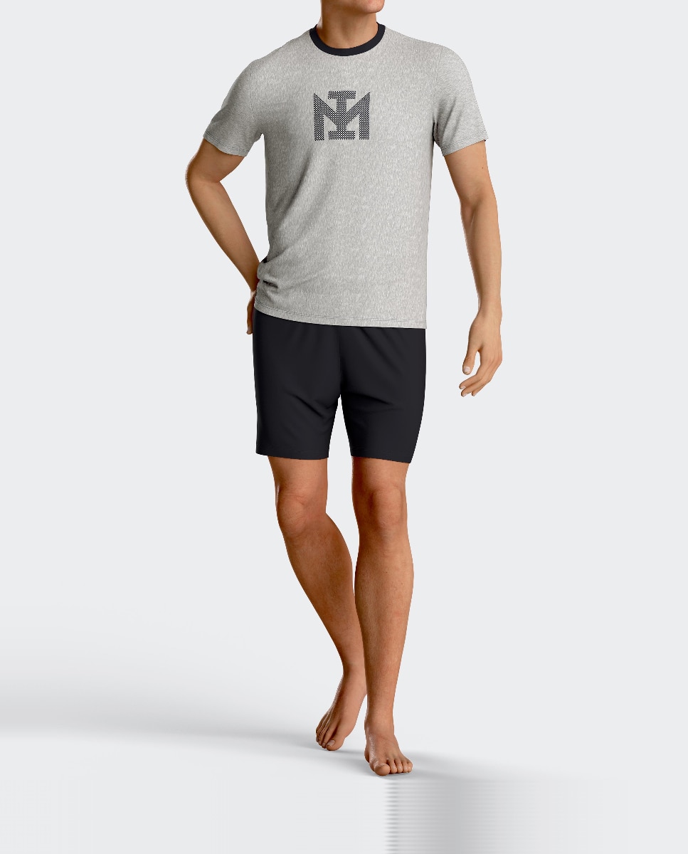 Imagen 0 de Pijama corto de punto hombre