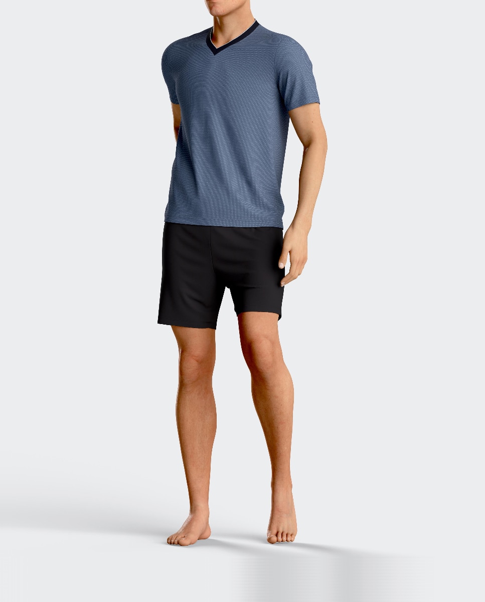 Imagen 0 de Pijama corto de punto hombre