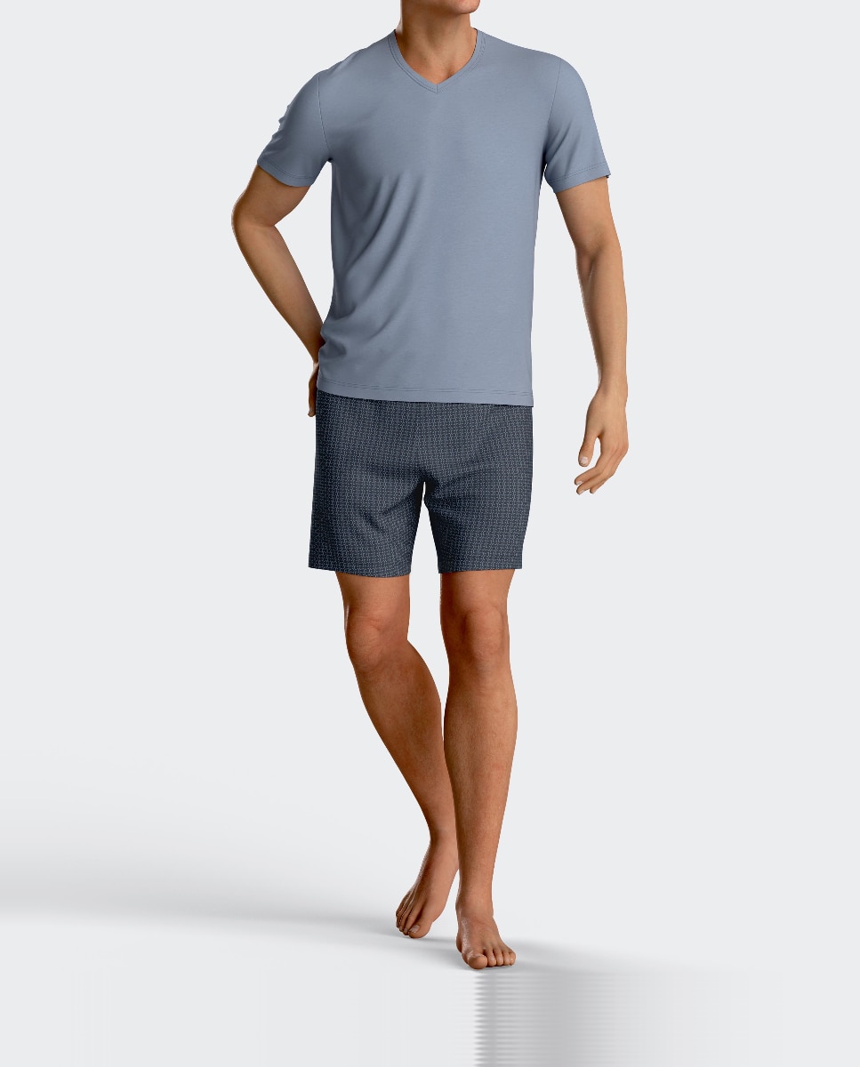 Imagen 0 de Pijama corto de punto hombre